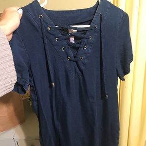Denim cute dress